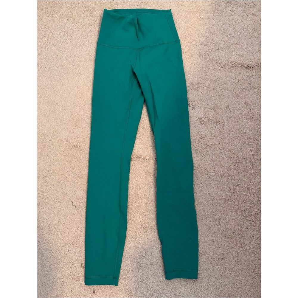 lululemon athletica green High-Waist legging 25” 2